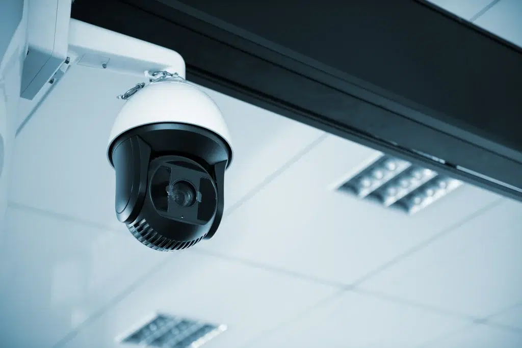 low angle view electric light wall 1